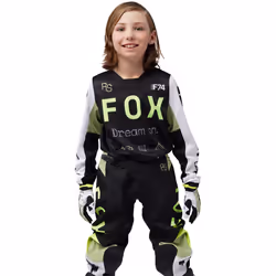 FOX 180 Race Spec Maillot de motocross pour jeunes, vert, taille S