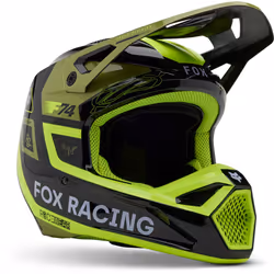 FOX V1 Race Spec MIPS Casque de motocross, vert, taille XL pour Hommes