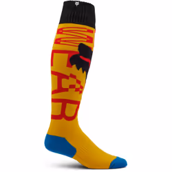 FOX 180 Seventy4 Chaussettes de motocross, jaune, taille L pour Hommes