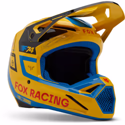 FOX V1 Race Spec MIPS Casque de motocross, jaune, taille XL pour Hommes