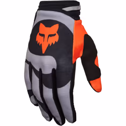FOX 180 Emotion Gants de motocross, gris, taille M pour Hommes