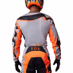 FOX 180 Emotion Maillot de motocross, gris, taille XL pour Hommes