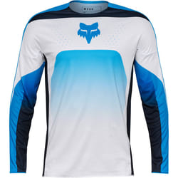FOX 360 Divider Maillot de motocross, bleu, taille L pour Hommes