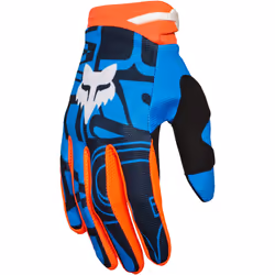 FOX 180 Race Spec Gants de motocross pour jeunes, bleu, taille M