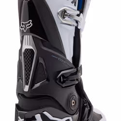 FOX Instinct Bottes de motocross, noir-blanc, taille 47 pour Hommes