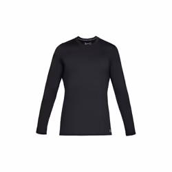 Haut col rond Fitted ColdGear Noir Homme - UNDER ARMOUR - Multisport - Route - Fitness