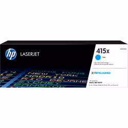 HP 415X Toner cyan LaserJet authentique grande capacité, 6000 pages, Cyan, 1 pièce(s)