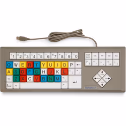 HP Kit d'accessibilité, Clavier, USB, Gris, Blanc, Professionnel, Entreprise, 1 pièce(s), 683 mm