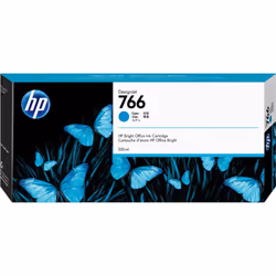 HP 766 Cartouche d'encre DesignJet, cyan, 300 ml, Rendement standard, Encre à colorant, 300 ml, 1 pièce(s)