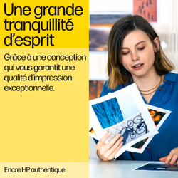 HP Cartouche d'encre DesignJet 766 jaune de 300 ml
