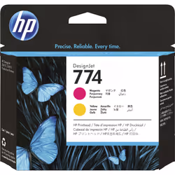 HP Tête d’impression 774 DesignJet magenta/jaune, Encre à pigments, 1 pièce(s), Multi pack