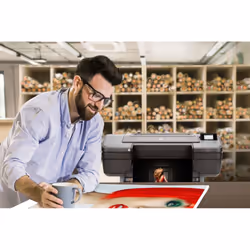 HP Designjet Imprimante Z9+dr PostScript de 44 pouces avec coupe-bordures verticales - Vue supplémentaire 11