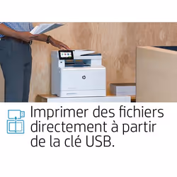 HP Color LaserJet Pro Imprimante multifonction M479dw, Couleur, Imprimante pour Impression, copie, numérisation, e-mail, Impression recto-verso; Numérisation vers e-mail/PDF; Chargeur automatique de documents de 50 feuilles - Vue supplémentaire 9