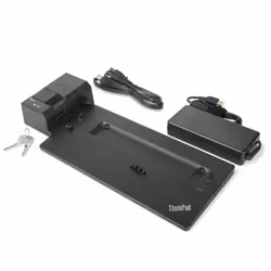 Lenovo 40AJ0135UK station d'accueil Noir - Vue supplémentaire 4