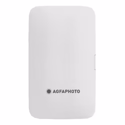 AgfaPhoto Realipix MINI P, Sublimation de teinte, 291 x 300 DPI, 2.1" x 3.4" (5.3 x 8.6 cm), Bluetooth, Blanc