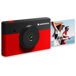 AGFA PHOTO Realipix Mini S - Impression par Sublimation Thermique - 10Mp - Bluetooth - 53 x 86 cm - Rouge