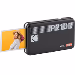 Kodak Mini 2 Retro, 620 mAh, 1,5 h, Lithium Polymère (LiPo), Micro-USB, 238 g, 76 mm
