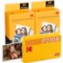 Imprimante Photo Portable - KODAK - Mini 2 Era 4PASS - 53x86cm - Noir - 68 Feuilles Incluses