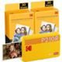 Imprimante Photo Portable - KODAK - Mini 2 Era 4PASS - 53x86cm - Noir - 68 Feuilles Incluses
