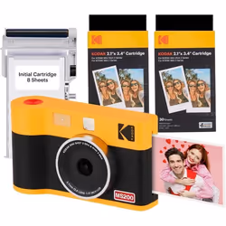 Appareil Photo Instantané - KODAK - Mini Shot 2 ERA - Imprimante Photo Portable - Jaune - 53x86cm