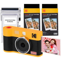 Appareil Photo Instantané - KODAK - Mini Shot 2 ERA - Imprimante Photo Portable - Jaune - 53x86cm