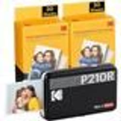 Kodak Mini Shot 2 ERA 4PASS 2-in-1 Appareil Photo Instantané et Imprimante Photo Portable 53x86cm Noir