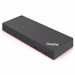 Lenovo 40AN0135EU, Avec fil, Thunderbolt 3, 3,5 mm, 10,100,1000 Mbit/s, Noir, Rouge, 4K Ultra HD