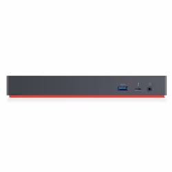Lenovo 40AN0135EU station d'accueil Avec fil Thunderbolt 3 Noir, Rouge
