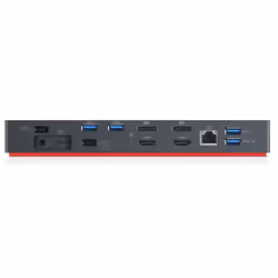 Lenovo 40AN0135EU station d'accueil Avec fil Thunderbolt 3 Noir, Rouge - Vue supplémentaire 4