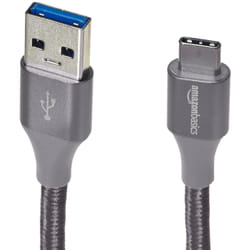AmazonBasics UTC-C-A-3.1-GEN 1-6FT-GRY câble USB 1,8 m USB 3.2 Gen 1 (3.1 Gen 1) USB C USB A Gris