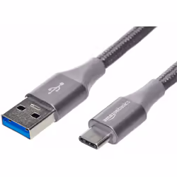 AmazonBasics UTC-C-A-3.1-GEN 1-6FT-GRY câble USB 1,8 m USB 3.2 Gen 1 (3.1 Gen 1) USB C USB A Gris