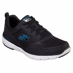 Skechers Flex Advantage 3.0, Chaussure de course, Mâle, Adulte, Noir, Blanc, US (hommes), Monochromatique