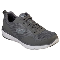 Skechers Flex Advantage 3.0 Chaussure d'athlétisme Mâle 10.5 Charbon de bois, Blanc
