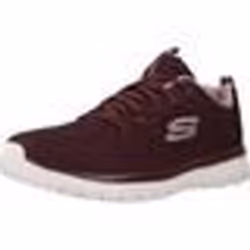 Basket SKECHERS Femme GRACEFUL GET-CONNE BURDEOS - Textile - Rouge - Lacets