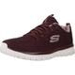 Basket SKECHERS Femme GRACEFUL GET-CONNE BURDEOS - Textile - Rouge - Lacets