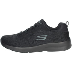 Baskets - SKECHERS - Dynamight 2 Homespun - Femme - Noir - Textile - Plat - Lacets