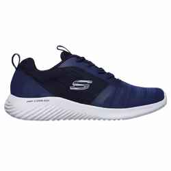 Baskets SKECHERS 52504 pour homme - Noir - Dessus synthétique - Lacets