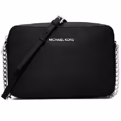MICHAEL KORS Sac bandoulière noir et argenté