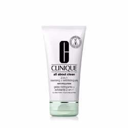 Clinique All About Clean 2-in-1 Cleansing + Exfoliating Jelly, Gel nettoyant, Femmes, Tous types de peau, Nettoyant, Exfoliat ...