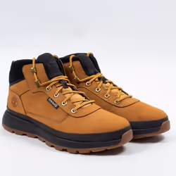 Basket Timberland Field trekker mid hiker wheat nubuk Homme Marron