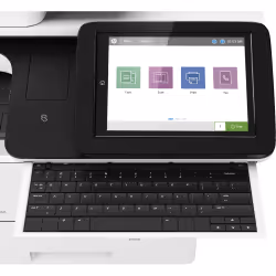 HP LaserJet Enterprise Flow Imprimante multifonction M528z, Impression, copie, scan, fax, Impression USB en façade; Numérisat ...