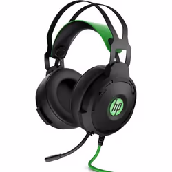 HP Pavilion Gaming Casque de jeu Pavilion 600, Avec fil, Jouer, 360 g, Casque, Noir, Vert