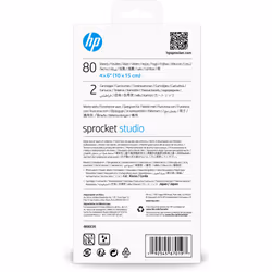 HP Papier photo et cartouches Sprocket 4 x 6 pouces (10 x 15 cm) -80 feuilles