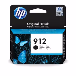 HP 912 Cartouche d'encre noire authentique, Rendement standard, Encre à pigments, 8,3 ml, 300 pages, 1 pièce(s)