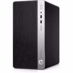 HP ProDesk 400 G5 i5-8500 4Go 500Go HDD Win10 Pro Micro Tower PC Noir, Argent