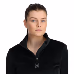 Cardigan 1/2 zip femme Spyder Shimmer Bug