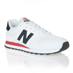 Baskets New Balance 500 GM500SWB Blanc - Mixte - Synthétique - Lacets - Plat
