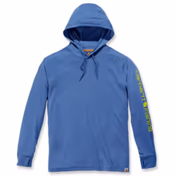 Carhartt Force Pêche à capuche graphique, bleu, taille XS pour Hommes