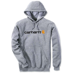 Carhartt Signature Logo Midweight Capuche, gris, taille 2XL pour Hommes