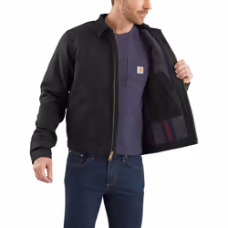 Carhartt Duck Detroit veste, noir, taille L pour Hommes